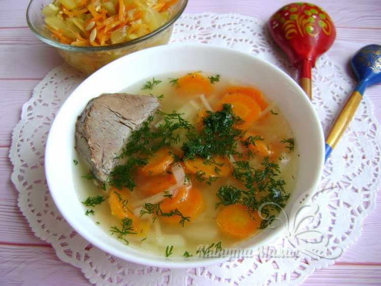 Суп из говядины с вермишелью и картошкой - пошаговый рецепт с фото