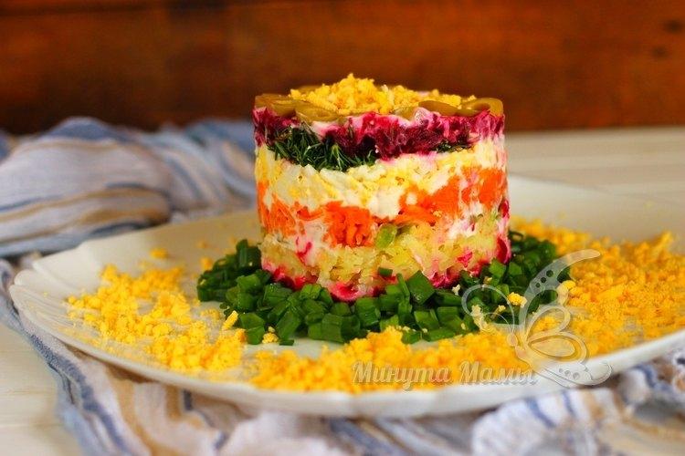 Салат со свеклой и морковью – рецепт с фото пошагово