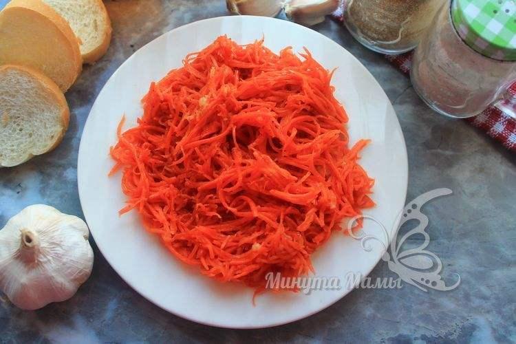 Морковь по-корейски без приправы - рецепт с фото пошагово