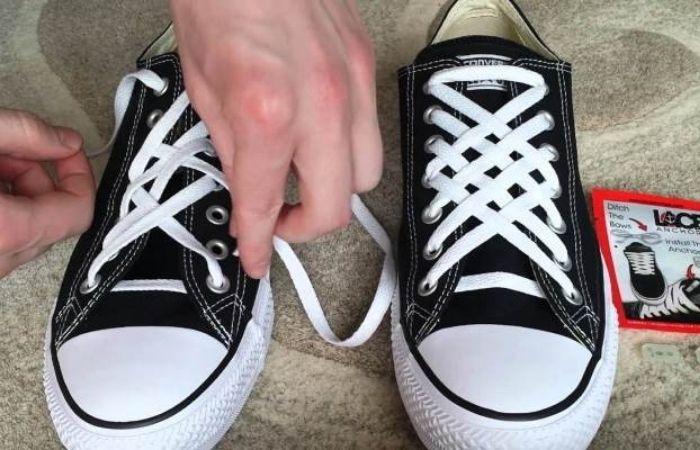 шнуровка кроссовок без завязывания 