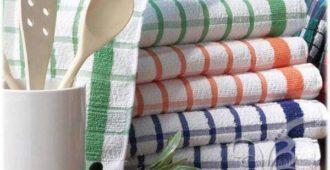 Как отстирать кухонные полотенца