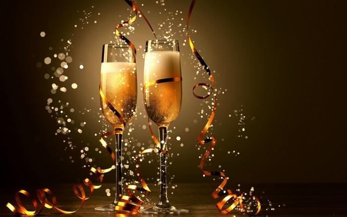 шампанское на новый год