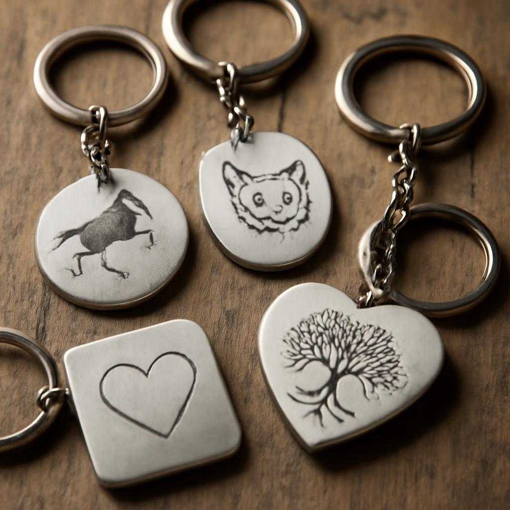 брелки с гравировкой